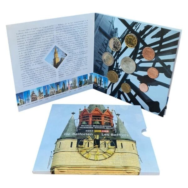 BELGIUM 2008 official euro mint set