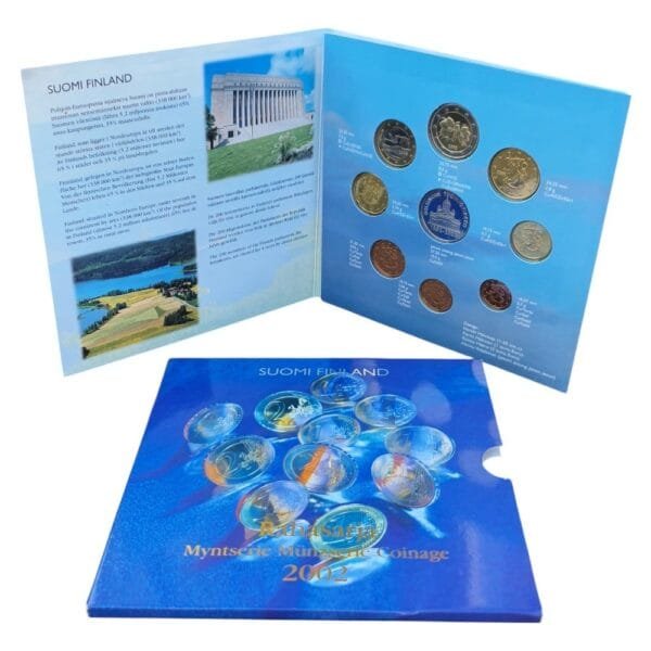 FINLAND 2002 official euro mint set