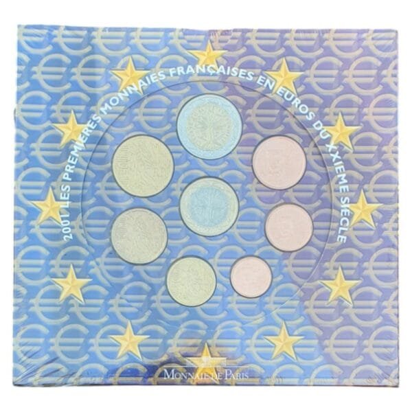 FRANCE 2001 official euro mint set