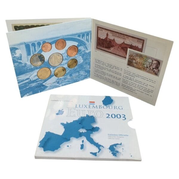 LUXEMBOURG 2003 official euro mint set