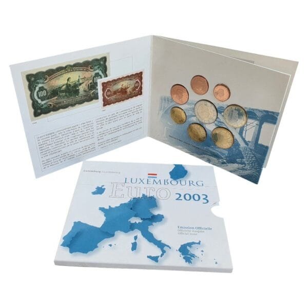 LUXEMBOURG 2003 official euro mint set