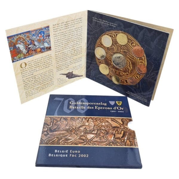 BELGIUM 2002 official euro mint set