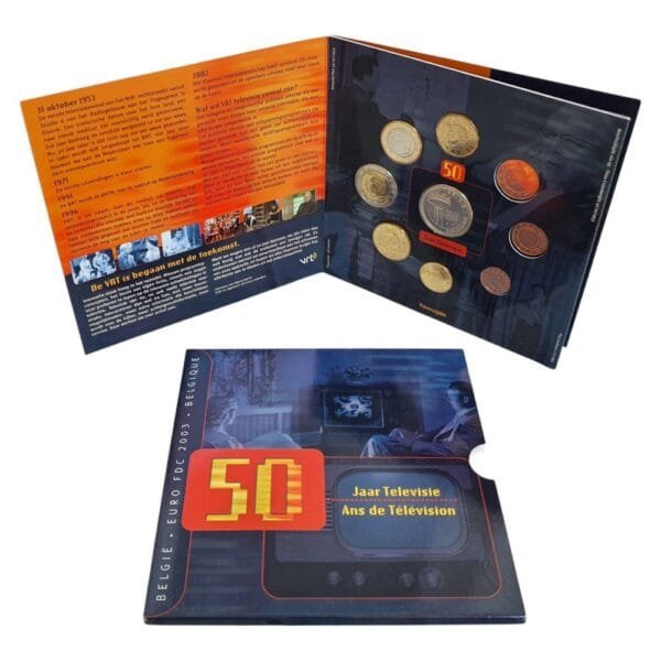 BELGIUM 2003 official euro mint set