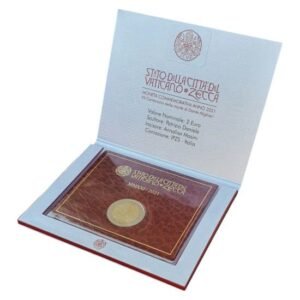 VATICAN CITY 2 euro 2021 / 700th Anniversary of Dante Alighieri's Death / in special holder / UNC