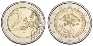 SLOVENIA 2 euro 2010 / 200th Anniversary of the Lubljana Botanical Garden / UNC