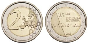 SLOVENIA 2 euro 2016 / 25th Anniversary of Independence / UNC