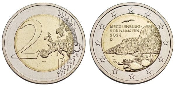 GERMANY 2 euro 2024D / Mecklenburg-Vorpommern / UNC-