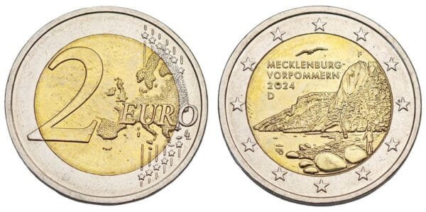 GERMANY 2 euro 2024D / Mecklenburg-Vorpommern / UNC-