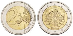 GERMANY 2 euro 2023D / 1275th Anniversary of the Birth of Charlemagne / XF+