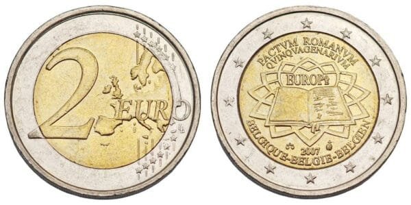 BELGIUM 2 euro 2007 / Treaty of Rome / XF