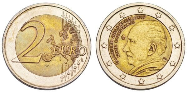 GREECE 2 euro 2017 / Nikos Kazantzakis / XF