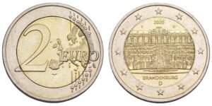 GERMANY 2 euro 2020F / Brandenburg / XF
