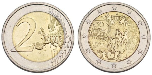 GERMANY 2 euro 2019 / 30th Anniversary of the Fall of Berlin Wall / XF-