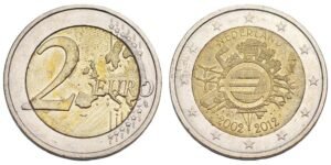 NETHERLANDS 2 euro 2012 / 10th Anniversary of the Euro / VF