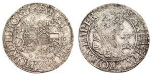 GERMANY 1 batzen 1519 / Nordinglen / Silver / F+