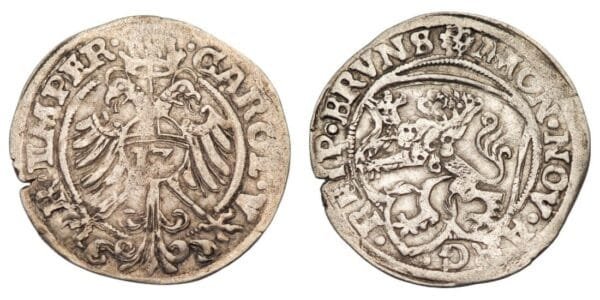 GERMANY 2 schilling 1561(?) / Braunschweig / Silver / VF-