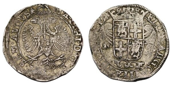 GERMANY 28 stuber 1621 / Zwolle / Silver / VF-