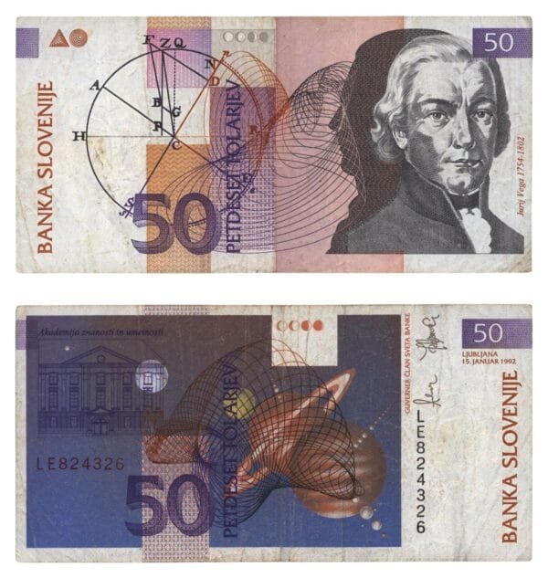 SLOVENIA 50 tolarjev 1992 VF