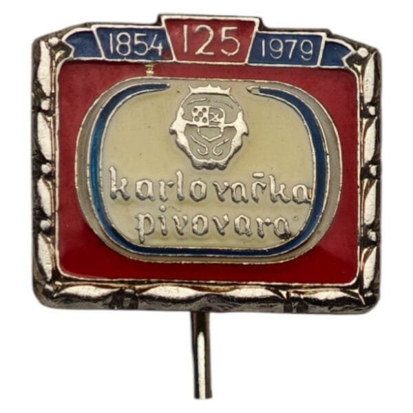 CROATIA Karlovac Brewery / Karlovačka pivovara / 1854-1979 / vintage lapel pin