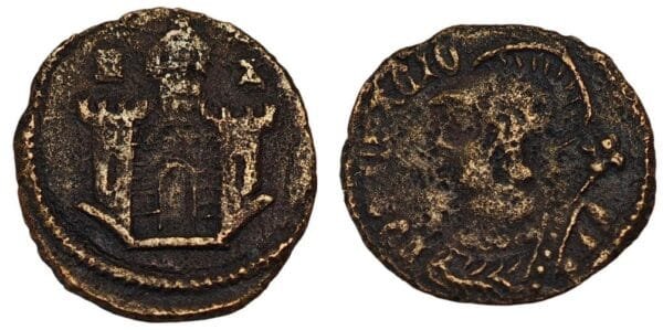 CROATIA 1 minca (follaro) ND(1440-1449) / Dubrovnik / Ragusa / DOMINACIO / F