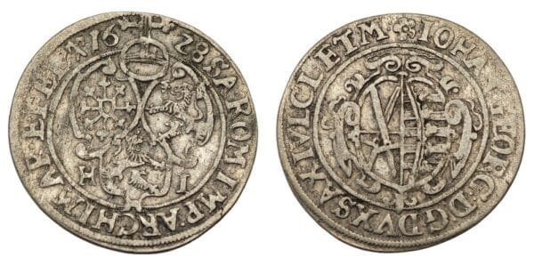 GERMANY 1/24 thaler 1628 / Saxony-Albertine / Silver / VF