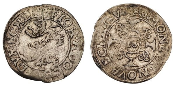 GERMANY 16 groschen 1663 / Schleswig-Holstein / Silver / F