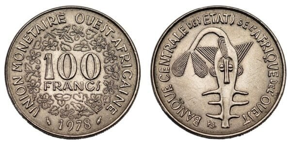 CENTRAL AFRICAN STATES 100 francs 1978 XF