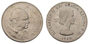 GREAT BRITAIN 1 crown 1965 / Winston Churchill / XF