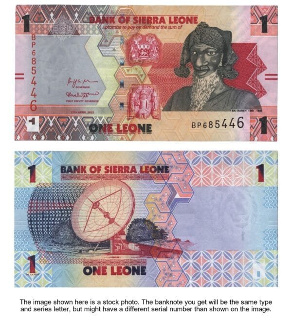 SIERRA LEONE 1 leone 2022 UNC