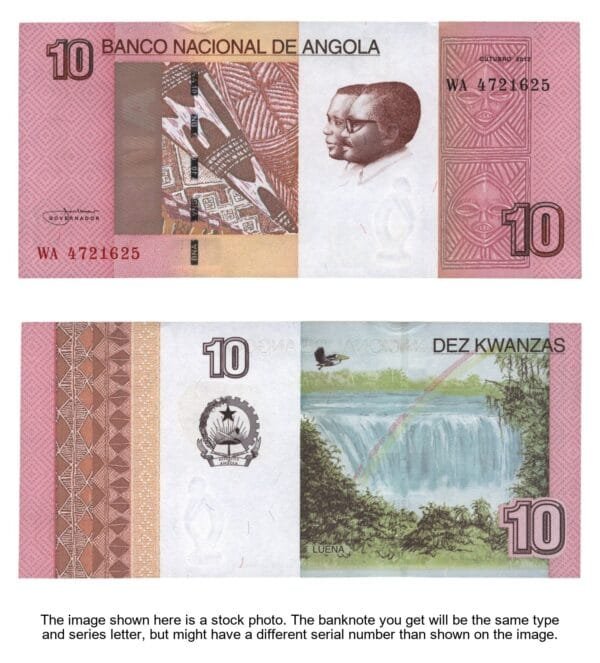ANGOLA 10 kwanzas 2012 UNC