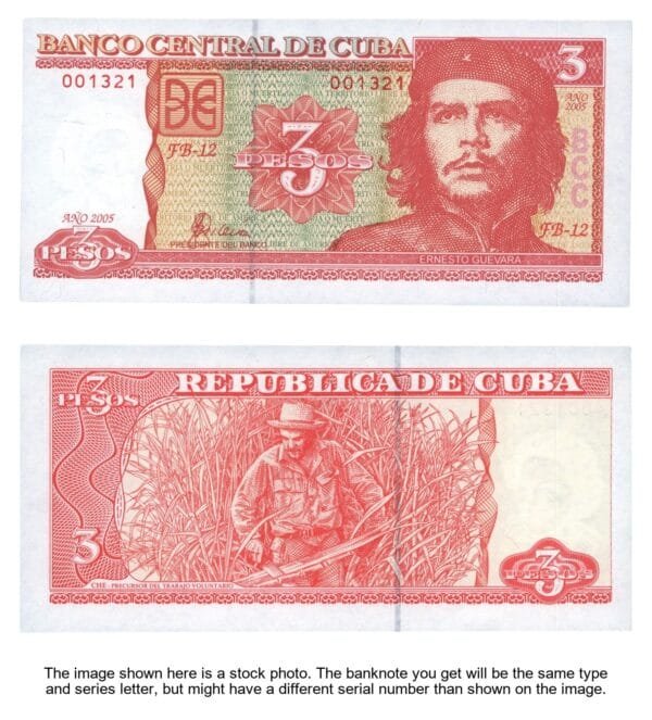 CUBA 3 pesos 2005 / Che Guevara / UNC