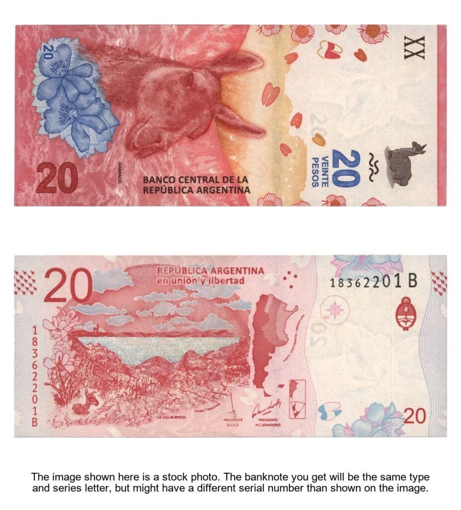 ARGENTINA 20 pesos 2017 UNC
