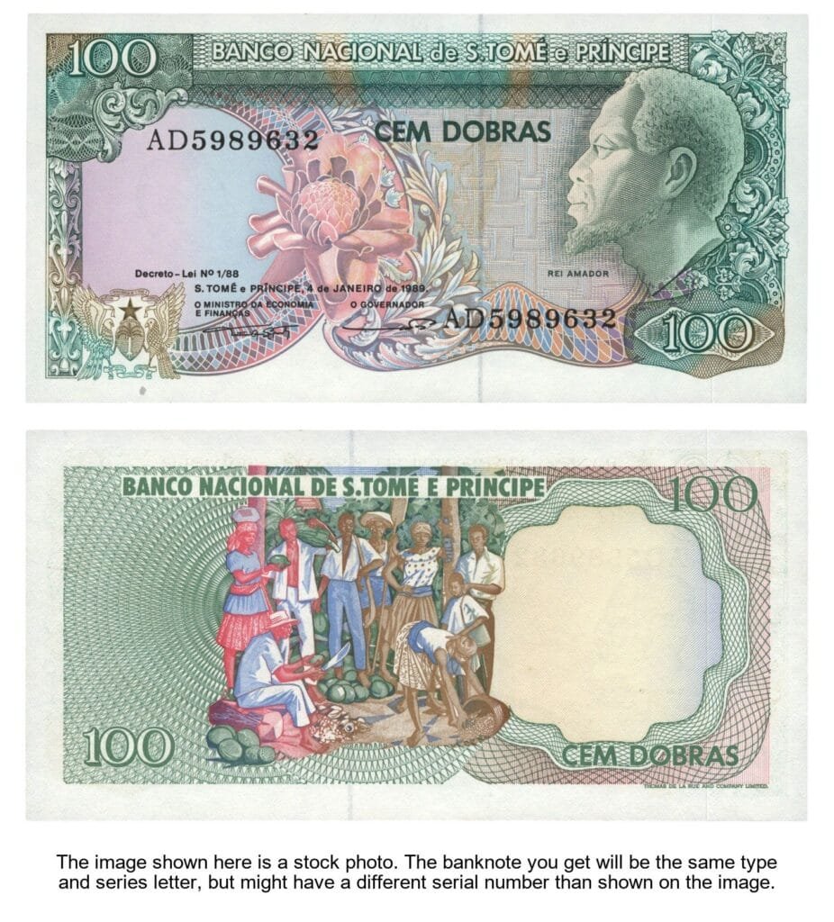 SAO TOME AND PRINCIPE 100 dobras 1989 UNC