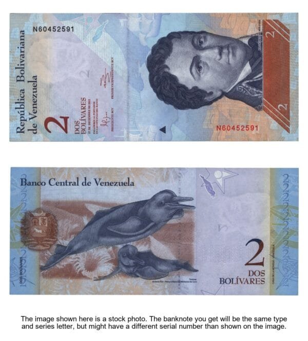 VENEZUELA 2 bolívares 2012 UNC