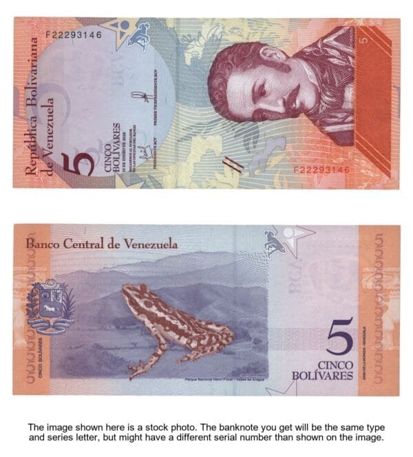 VENEZUELA 5 bolívares 2018 UNC