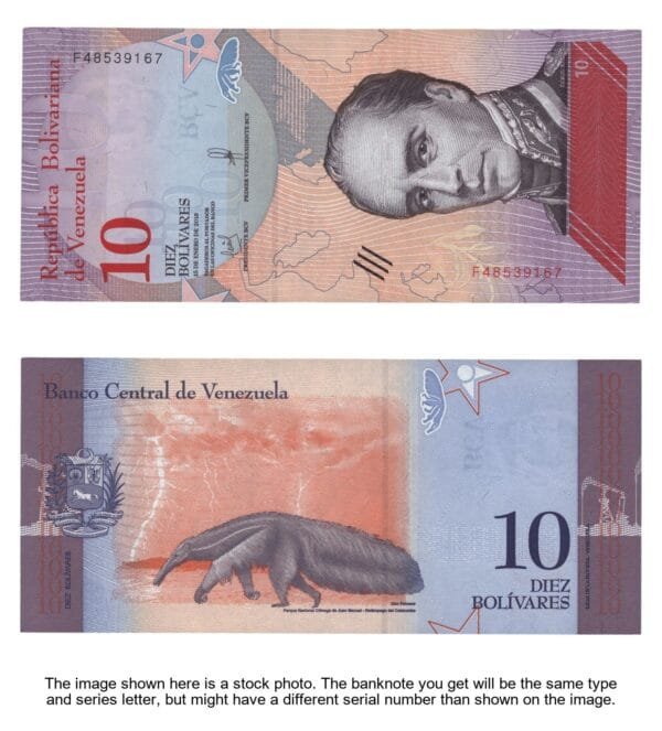 VENEZUELA 10 bolívares 2018 UNC