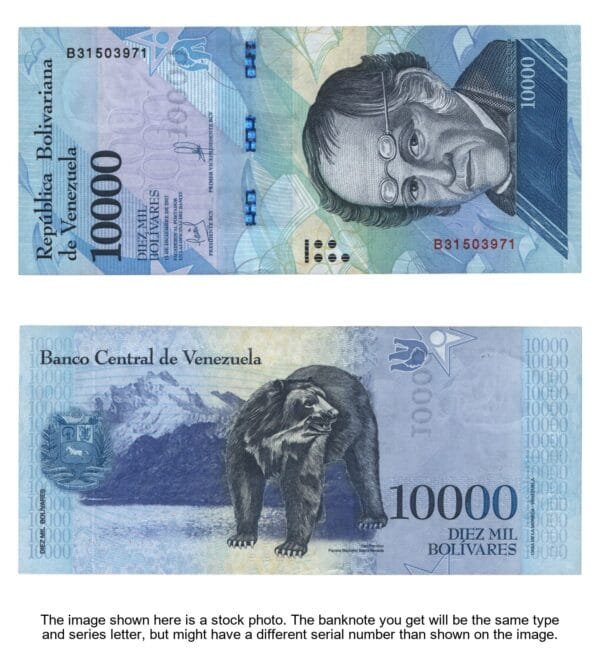 VENEZUELA 10000 bolívares 2017 UNC