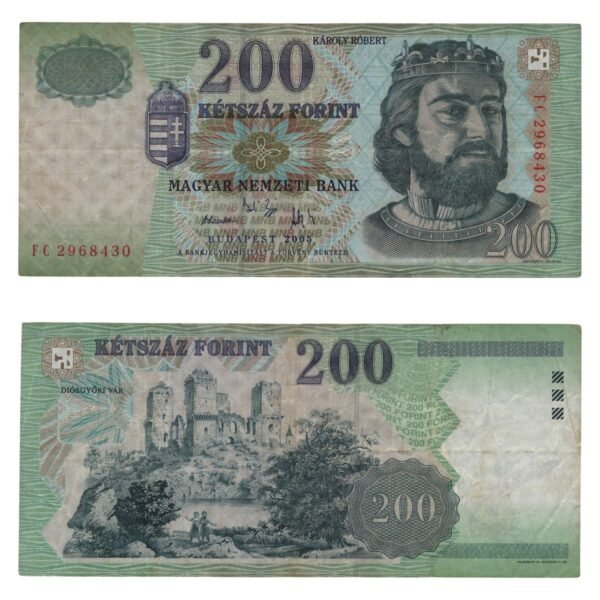HUNGARY 200 forint 2005 VF