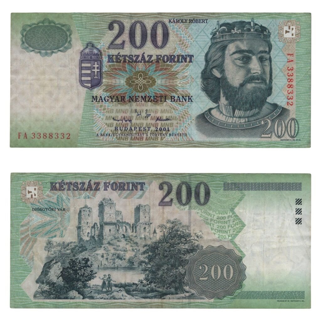 HUNGARY 200 forint 2001 VF