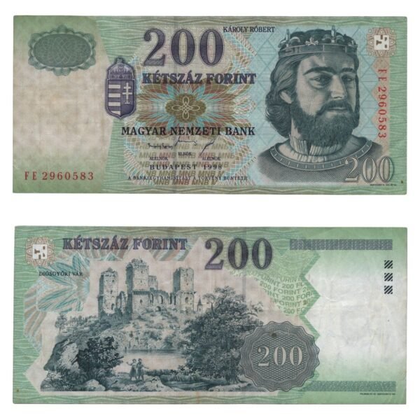 HUNGARY 200 forint 1998 VF