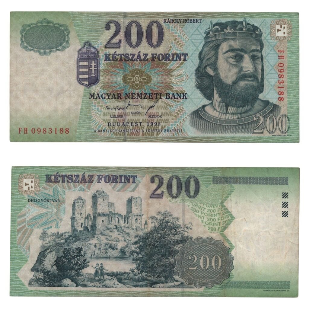 HUNGARY 200 forint 1998 VF