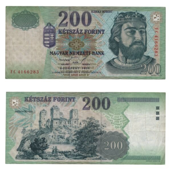 HUNGARY 200 forint 1998 VF