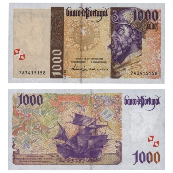 PORTUGAL 1000 escudos 1996 XF-