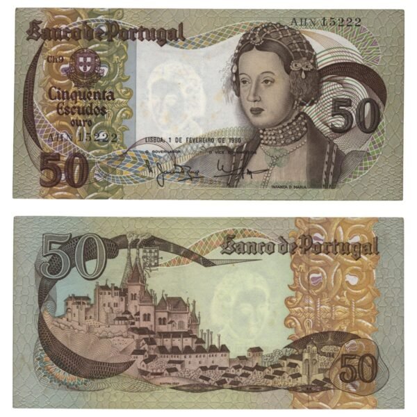 PORTUGAL 50 escudos 1980 XF