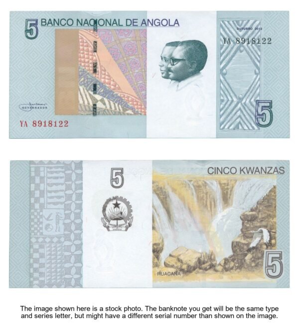 ANGOLA 5 kwanzas 2012 UNC