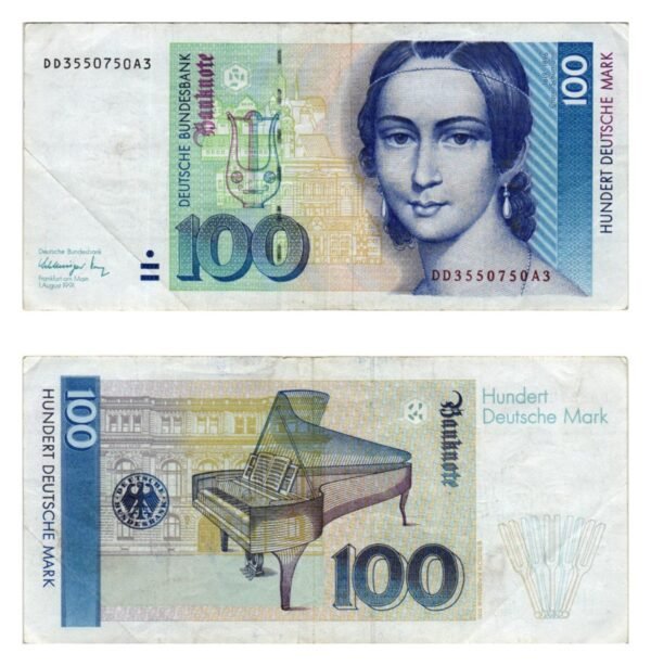 GERMANY 100 mark 1991 VF