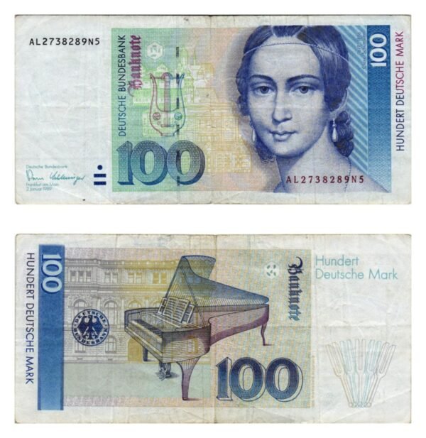 GERMANY 100 mark 1989 VF