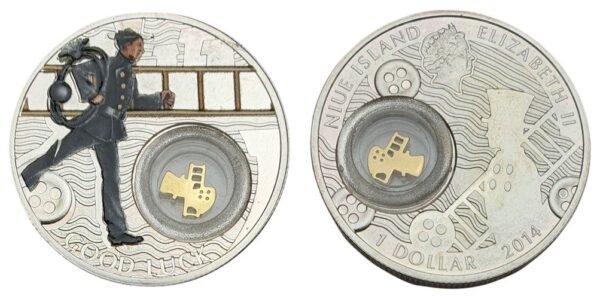 NIUE 1 dollar 2014 / Chimney Sweep / Silver / UNC-