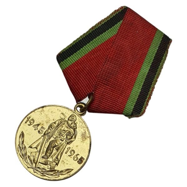 RUSSIA USSR / 20th Anniversary of Victory in the Great Patriotic War 1941–1945 / WWII Victory Medal