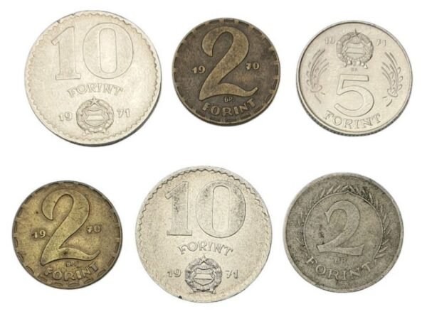 HUNGARY coins lot / 6 pcs.
